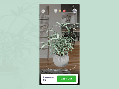 Plant AR View 3d animation app ar app ar shopping augmented augmented reality bookmark shopping shopping app