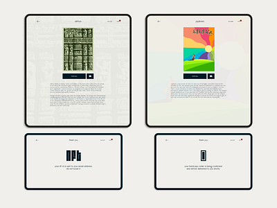 2 UI mockup for the app POSTERS branding design graphic design illustration logo poster typography ui ux