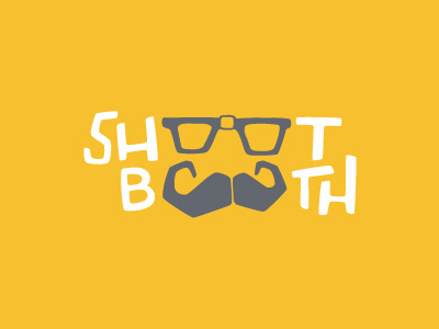Shoot Booth Logo booth glasses mustache photo photography shoot