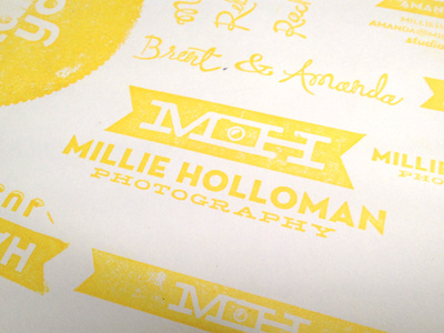 Millie Holloman Photography Stamp camera holloman millie photo photography stamp yellow