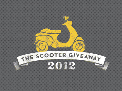 MHP Scooter Giveaway 2012 banner card giveaway gray scooter yellow