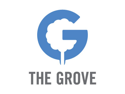 The Grove Logo g grove logo mark monogram tree