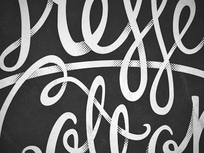 mystery project 1 cursive drawn hand type