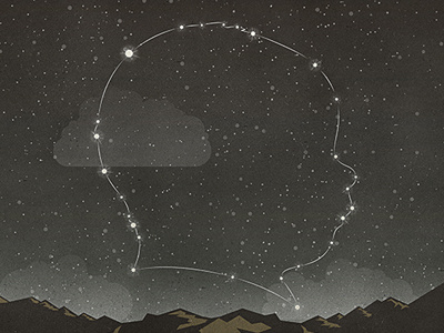 Silhouette Week13 13 constellations genevieve lights mountains night silhouette stars vie week