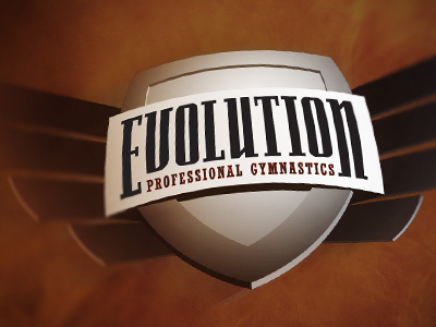 Evolution Logo badge evolution logo seal shield