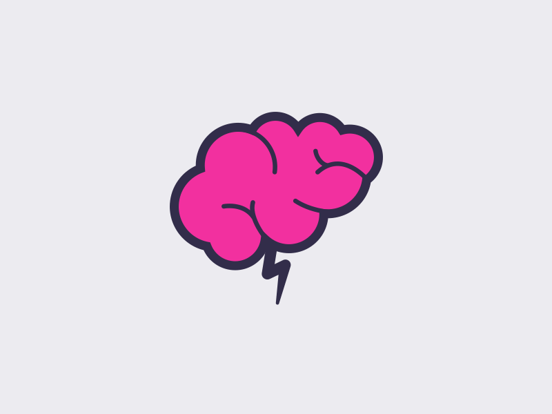Brainstorming after effects animation brain brainstorm gif icon illustration loop motion storm vector