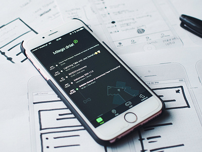 From UX to UI Design app application blog blogpost ios iphone mobile ui ux wireframe