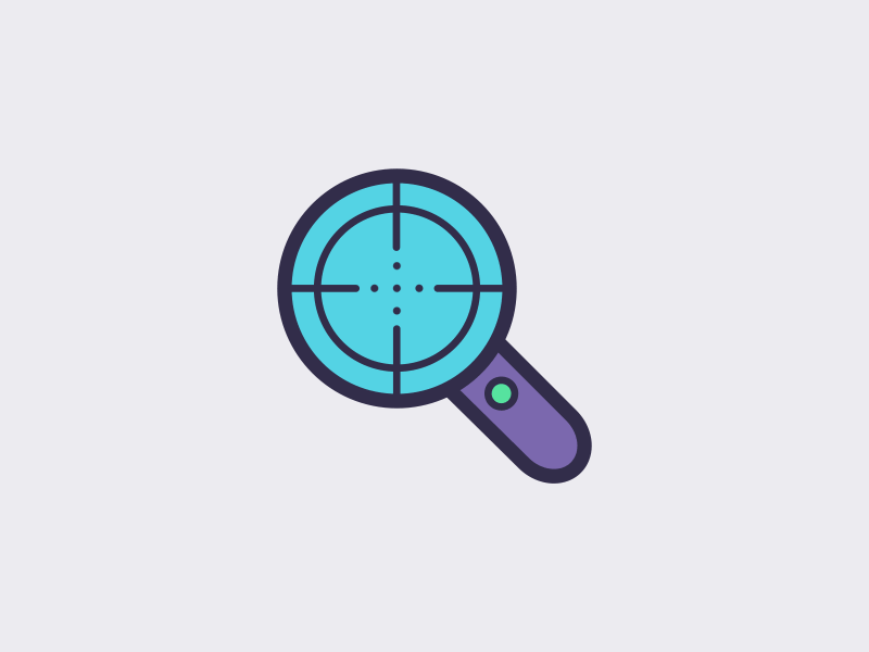 Research icon animation