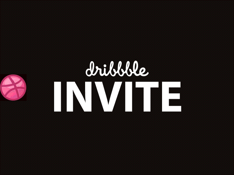 Dribbble invite animation ball dribbble gif invite