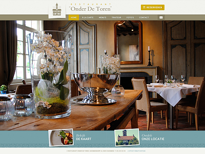 Approved! carte chef contact la menu re design restaurant web design webdesign website á