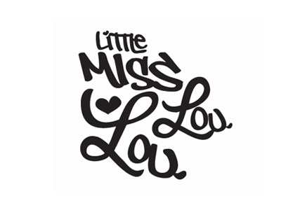 Little Miss Lou Lou tag cat grafitti heart letters little lou miss tag typography