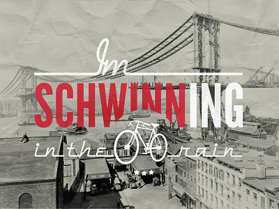 Schwinnin' ow yeah! background bicycle desktop free freebie hipster old photo rain schwinn screensaver vintage