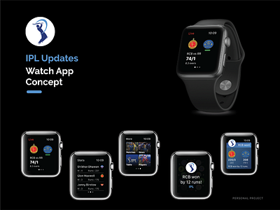 IPL updates on WatchOS app design ipl ui updates ux watchapp watchos