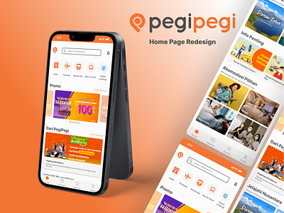 PegiPegi Home Page Redesign app design minimal redesign ui ux