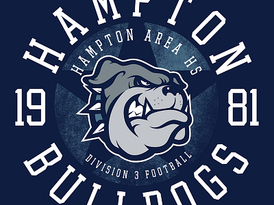 College 11 bulldog college design template for sale graphics live text royalty free