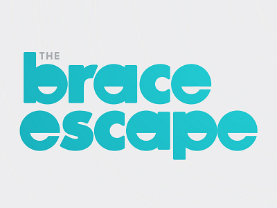 Proposed Brace Escape Logo logo smile trademark typography