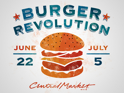 Burger Revolution Logo hamburger logo trademark