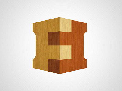 Logo Concept for Furniture Brands International f logo wood