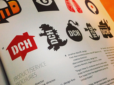 DCH Logos In the CA Design Annual