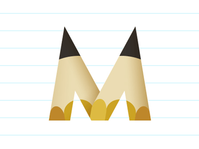 Michelle Martinez, Writer logo m pencil writer