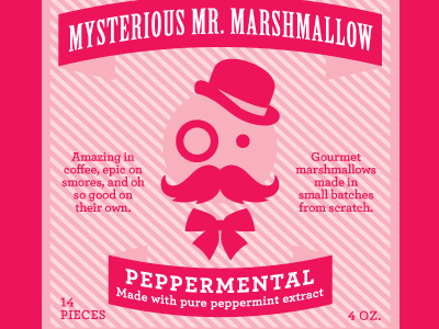 Peppermental Marshmallow Package packaging