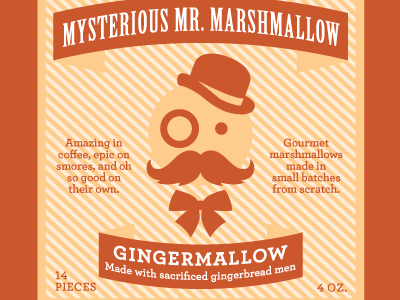 Gingermallow Marshmallow Package packaging