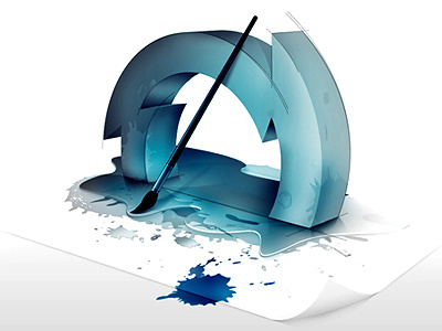 icon for client website glass icon illustration menu photoshop reflection website