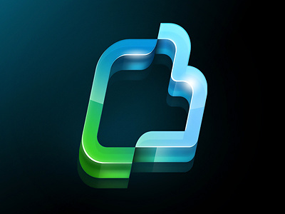 logo for a Sport Vision glass logo photoshop