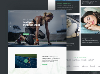 Xsensor app branding branding agency design ui website
