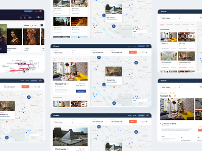 Travel & Itinerary App app design interactive ui website