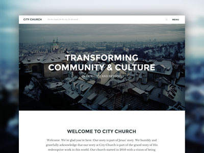 City Church Theme