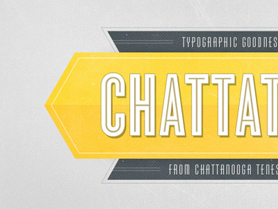 ChattaType Logo chrysler cyclone retro texture