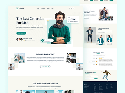 Fashion Landing Page design fashion fashion ui fashion uiux fashion web fashion web ui hero section hero section ui landing page ui ui design ui ux ux design