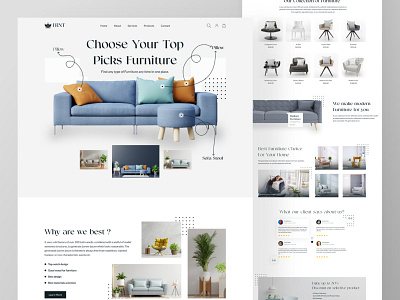 Furniture Landing Page Design branding design furniture furniture design furniture landing page furniture store graphic design hero section hero section ui homepage interior landing page landing page logo minimal minimalist product ui ui design ui ux webdesign