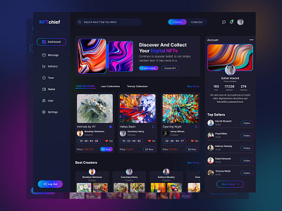 NFT Dashboard Design