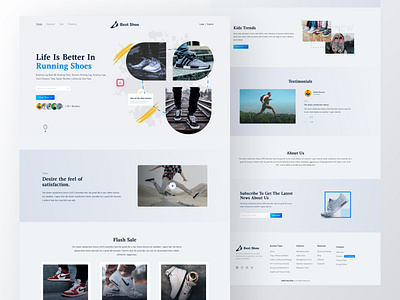 Shoe learning page adidas design hero section hero section ui homepage kids shoe landing page landingpage online shop product shoe shoe landing page shoes store sneakers ui ui design ui ux web design webdesign website
