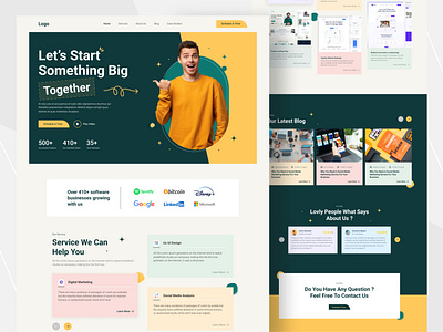Consultancy Organization Landing Page awesome clean consultancy organization cricssain design hero hero section hero section ui landing page landing page design ui ui design ui ux