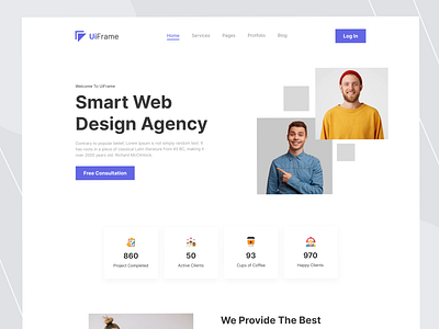 Design Agency Landing Page agency best clean clear colourfull design design agency hero section hero section ui landing page landing page design ui ui design ui ux ui ux desgin