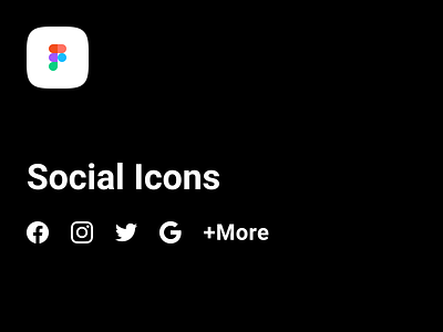 Social Icons in Figma 2020 app apple branding facebook figma google icon icons instagram linkedin pinterest snapchat social twitter vector youtube