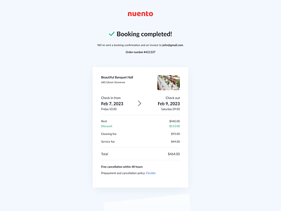 Booking Completed app booking checkout checkout flow completed design flow ui web