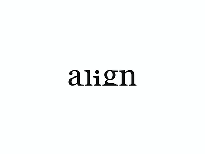 Align align aligned georgia logo logotype type