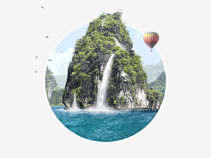 Tropical Paradise Poster - Layer Composition art just wall me manipulation mountain nature paradise photo poster tropical vietnam
