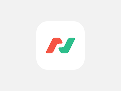 N Logo Exploration branding green icon icon app identity logo n portal trade vector ying yang