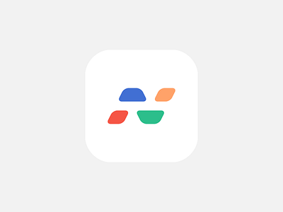 N Logo Exploration 2 2019 blue branding green icon icon a day icon app identity logo red vector yellow