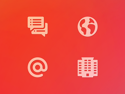 Fresh Icons at at icon building business business icon chat chat icon company icon e mail e mail icon earth earth icon email employee employers feed flat icons globe globe icon icon icon pack 2013 icons job keep it simple mail message icon simple icons simplicity world world icon
