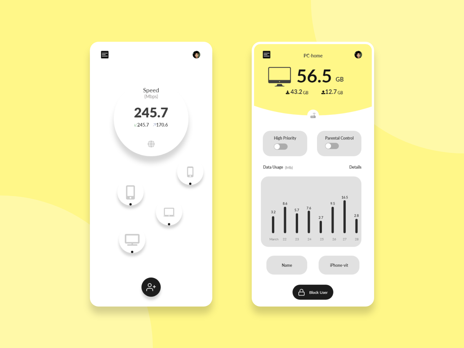 Router App UI Design Concept by Nagib Al Sadik on Dribbble