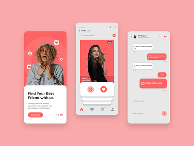Dating App UI Design Concept android app design app design app uiux dating app design design ios app ui mobile app ui mobile app ui design shop website ui ui design ui design concept ui ux uiuxdesign user experience design ux