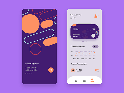 Digital Wallet App UI Design Concept