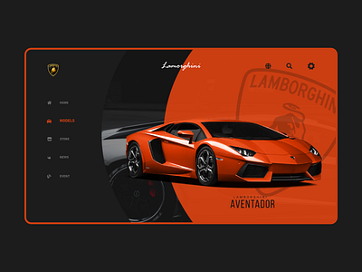 Lamborghini Website UI Design Concept design e commerce website landing page online shop shop website ui ui design ui ux uidesign uiux user experience design ux ux design uxdesign web design web design trends website concept website design website ui design