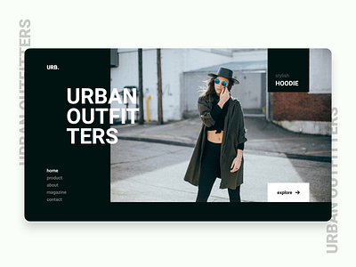 Online clothing store UI design